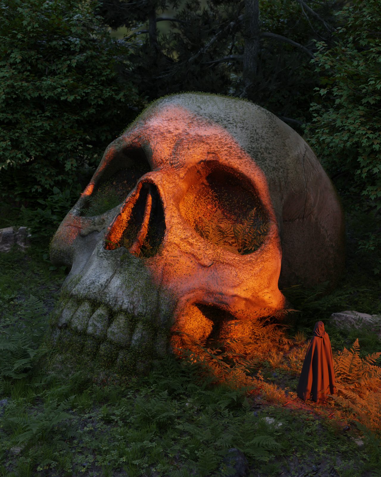 Decay, 3D digital art by Aaron Nace