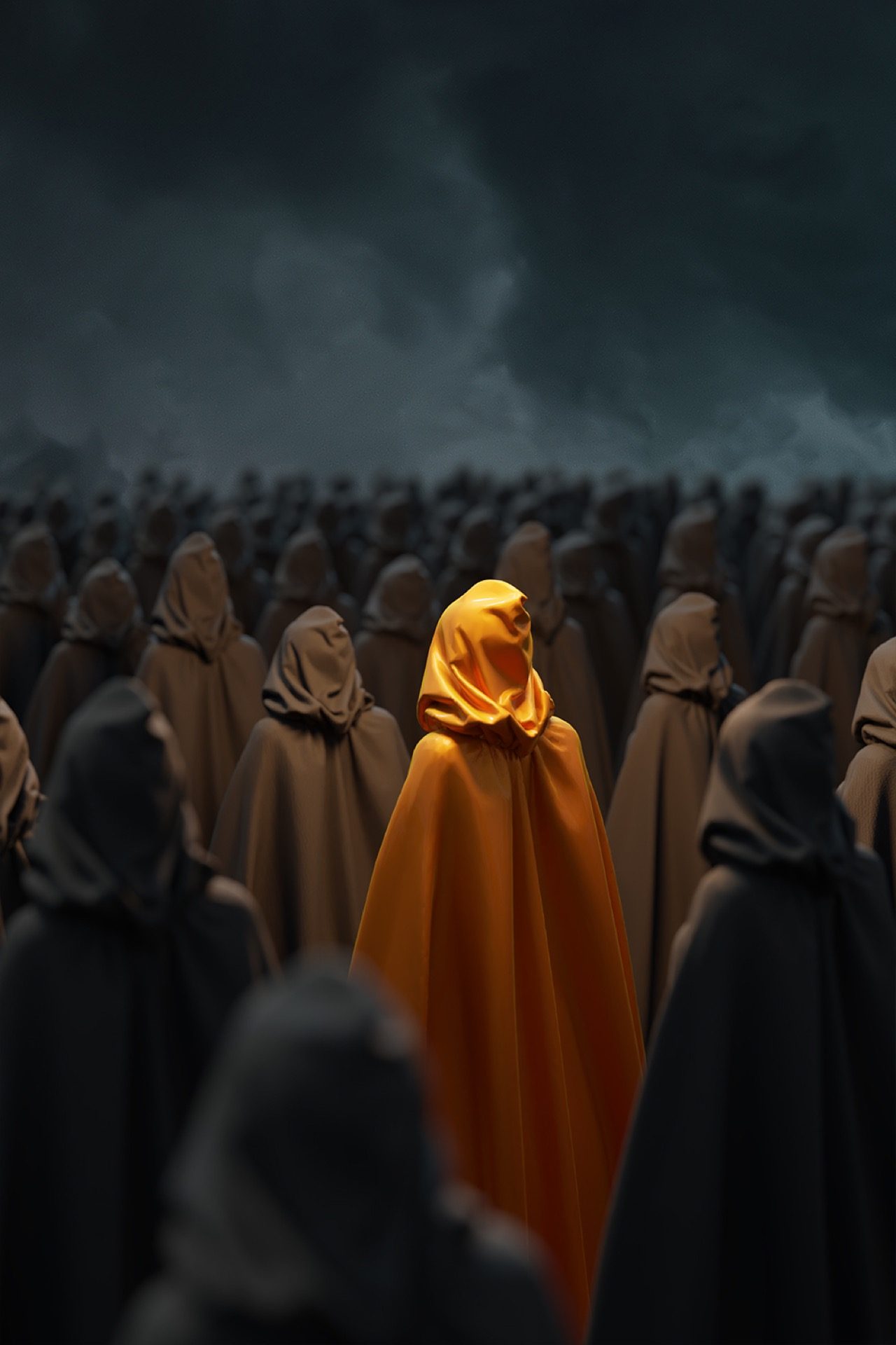 Golden One, 3D digital art by Aaron Nace