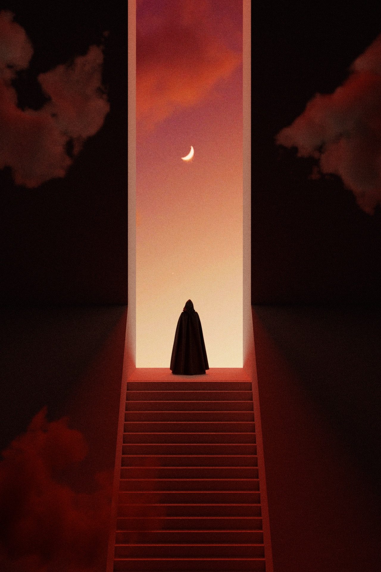 Heavens Gate, 3D digital art by Aaron Nace